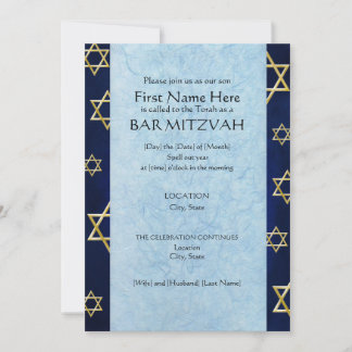 Custom Bar Mitzvah Invitations (2014) Einladung