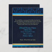 Custom Bar Mitzvah Unterkunft Karten (Vorne/Hinten)