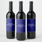 Custom Bar Mitzvah Wine Labels Weinetikett (Flaschen)
