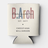 Custom BArch Bachelor of Architecture Abschluss Dosenkühler (Vorderseite)