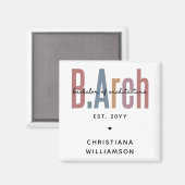 Custom BArch Bachelor of Architecture Abschluss Magnet (Vorderseite/Rückseite)