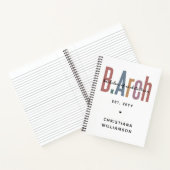 Custom BArch Bachelor of Architecture Abschluss Notizblock (Innenseite)