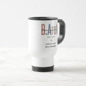 Custom BArch Bachelor of Architecture Abschluss Reisebecher (VorderseiteRechts)