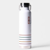 Custom BArch Bachelor of Architecture Abschluss Trinkflasche (Vorne)