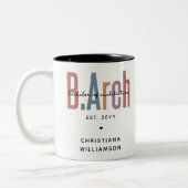 Custom BArch Bachelor of Architecture Abschluss Zweifarbige Tasse (Links)