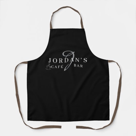 Custom Barista Aprons for Coffee Bar or Shop Café Schürze (Vorderseite)