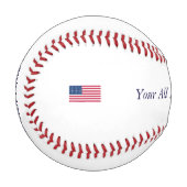 Custom Baseball American Flag (Vorderseite Links)