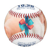 Custom Baseball Baby Birth Announctions-Fotos (Vorderseite)
