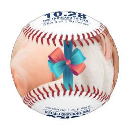 Custom Baseball Baby Birth Announctions-Fotos