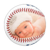 Custom Baseball Baby Birth Announctions-Fotos (Vorderseite Links)