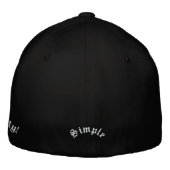 Custom Baseball Cap Bestickte Baseballkappe (Rückseite)
