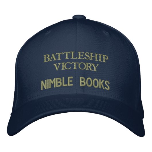 Custom Baseball Cap for BATTLESHIP VICTORY Bestickte Kappe (Vorderseite)