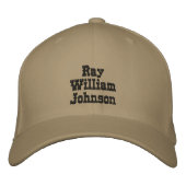 Custom Baseball Cap Raywj Bestickte Kappe (Vorderseite)