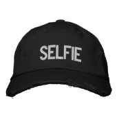Custom Baseball Cap SELFIE Bestickte Kappe (Vorderseite)