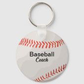 Custom Baseball Coach Keepake Schlüsselanhänger (Vorderseite)