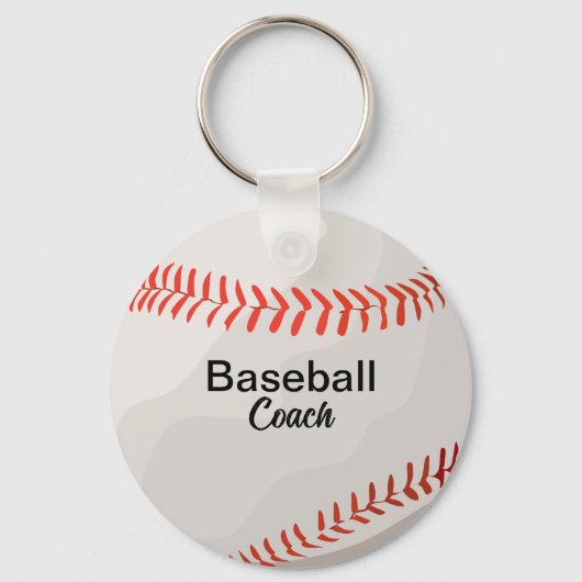 Custom Baseball Coach Keepake Schlüsselanhänger (Vorderseite)