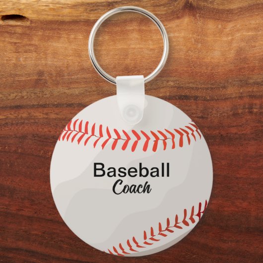 Custom Baseball Coach Keepake Schlüsselanhänger (Vorderseite)
