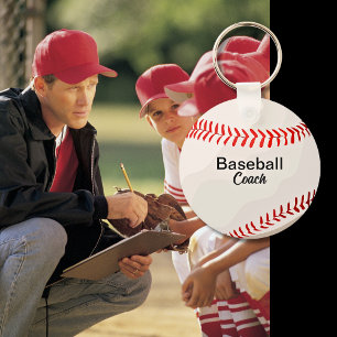 Custom Baseball Coach Keepake Schlüsselanhänger