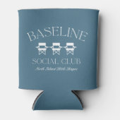 Custom Baseball Mama Baseline Social Club Dosenkühler (Vorderseite)