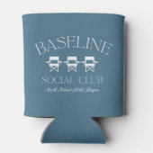 Custom Baseball Mama Baseline Social Club Dosenkühler (Rückseite)