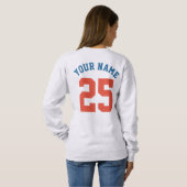 Custom Baseball Mama Niedlich Softball Mama Sweatshirt (Schwarz voll)