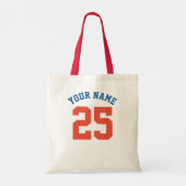 Custom Baseball Mama Niedlich Softball Mama Tragetasche (Rückseite)