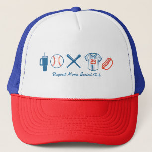 Custom Baseball Mama Niedlich Softball Mama Truckerkappe
