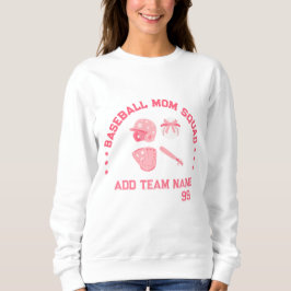 Custom Baseball Mama Squad Sweatshirt| Perfektes G Sweatshirt