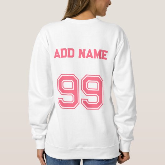 Custom Baseball Mama Squad Sweatshirt| Perfektes G Sweatshirt (Rückseite)