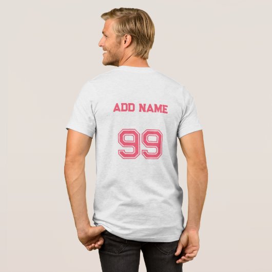 Custom Baseball Mama Squad T - Shirt | Perfektes G (Rückseite voll)