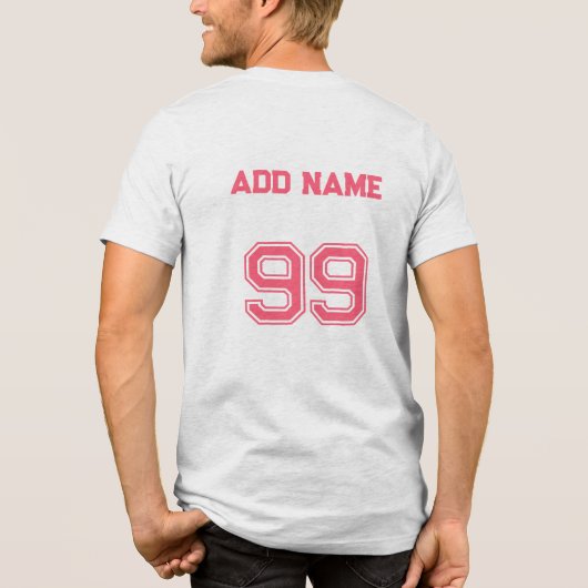 Custom Baseball Mama Squad T - Shirt | Perfektes G (Rückseite)