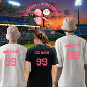 Custom Baseball Mama Squad T - Shirt | Perfektes G