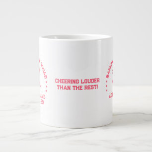 Custom Baseball Mama Squad Tasse Perfektes Gesch