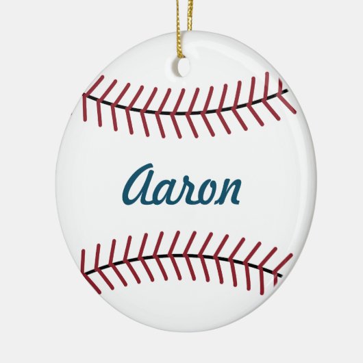 Custom Baseball Ornament (Links)