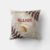 Custom Baseball Pillow, Personalisierter Baseball- Kissen (Rückseite)