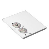 Custom Baseball Player Notizblock (angewinkelt)