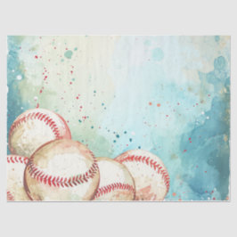 Custom Baseball Theme Party Seidenpapier