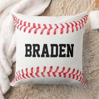 Custom Baseball Throw Pillow Kissen