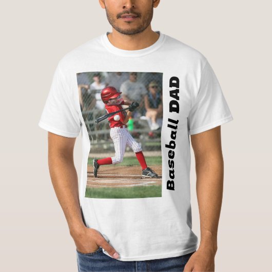 Custom Baseball Vater T - Shirt (Vorderseite)