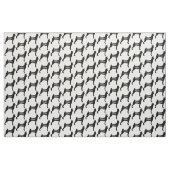 Custom Basenji Dog Breed Fabric Stoff (Yard (91,4 cm))