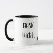 Custom BASIC WITCH Broom Funny Gift Coole Ästhetik Tasse (Links)