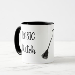Custom BASIC WITCH Broom Funny Gift Coole Ästhetik Tasse
