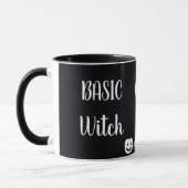 Custom BASIC WITCH w Cat Funny Geschenk Coole Ästh Tasse (Links)
