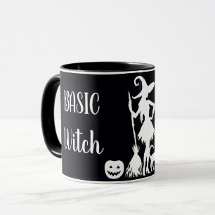 Custom BASIC WITCH w Cat Funny Geschenk Coole Ästh Tasse