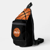 CUSTOM BASKETBALL BAG SPORTS CROSSBODY BAG (Rechte Ecke)