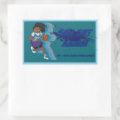 Custom Basketball Basketball Player Sticker (Tasche)