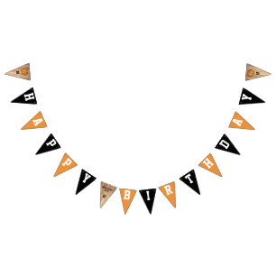 Custom Basketball Birthday Party Wimpelkette
