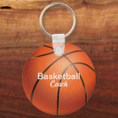 Custom Basketball Coach Keepake Schlüsselanhänger (Vorderseite)