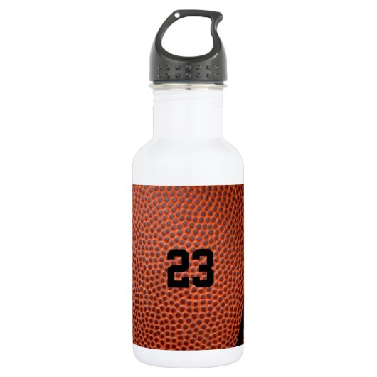 Custom Basketball Edelstahlflasche (Vorderseite)