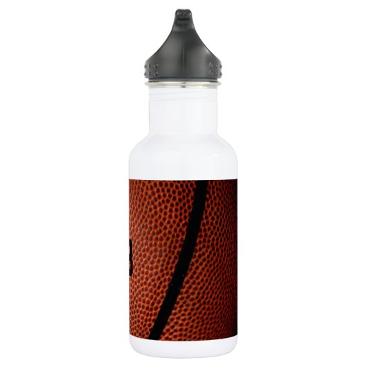 Custom Basketball Edelstahlflasche (Rechts)
